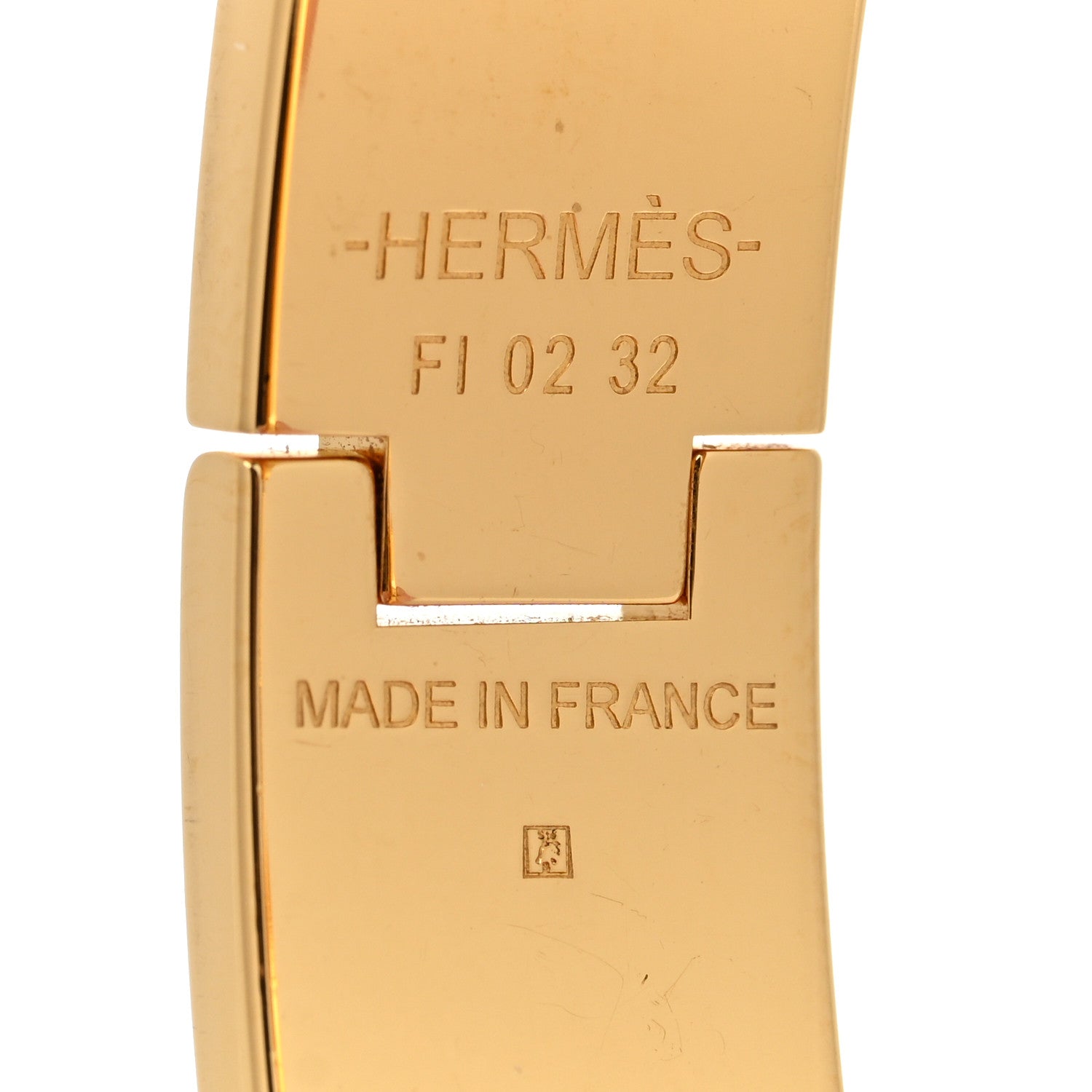 Hermes Enamel Narrow Clic Clac H Bracelet GM Black 4 of 5