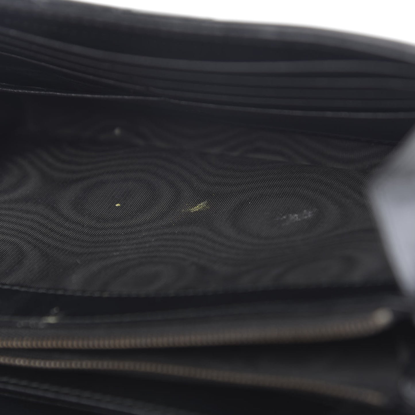 Calfskin Matelasse GG Marmont Chain Wallet Black