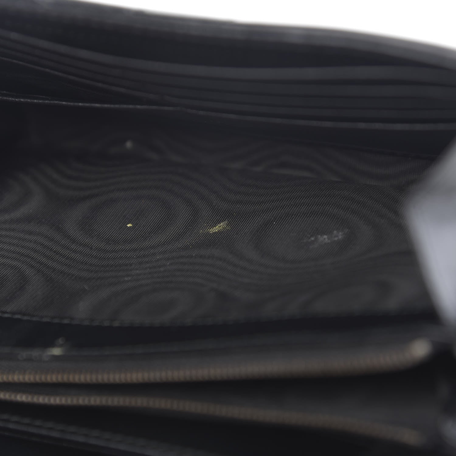 Gucci Calfskin Matelasse GG Marmont Chain Wallet Black 14 of 15