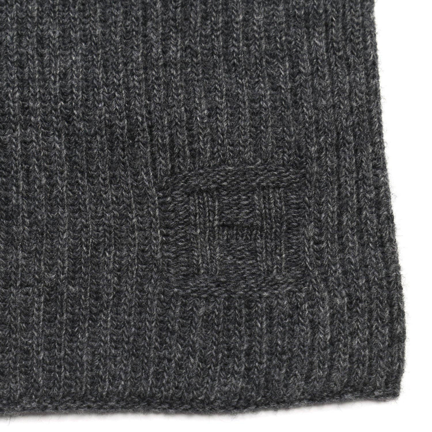 Hermes Wool Cashmere City Pocket Muffler Flanelle 5 of 5