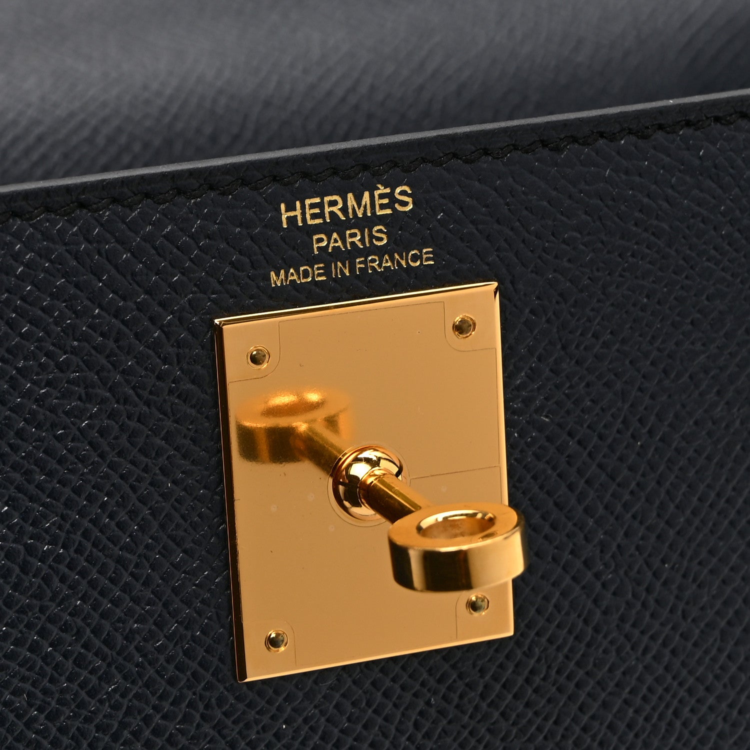 Hermes Epsom Kelly Sellier 28 Bleu Indigo 6 of 10