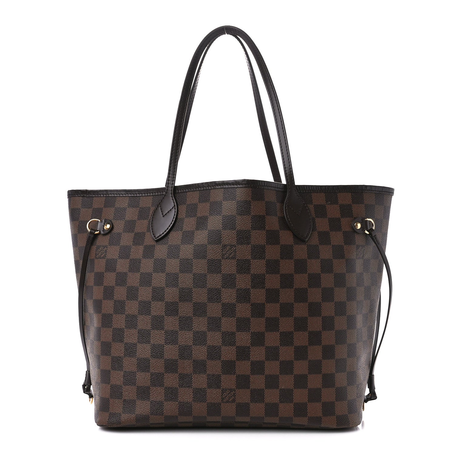Louis Vuitton Damier Ebene Neo Neverfull MM Rose Ballerine 1 of 14