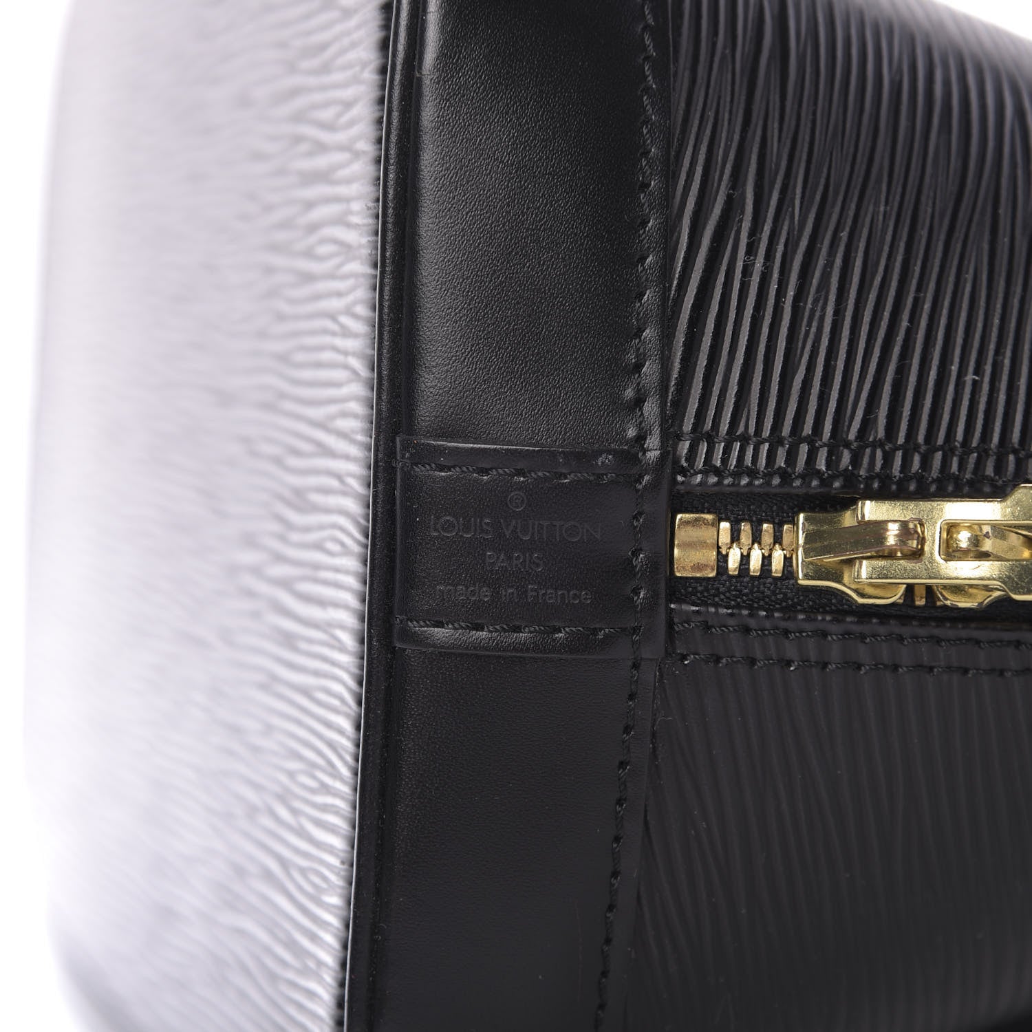Louis Vuitton Epi Alma PM Black 8 of 9