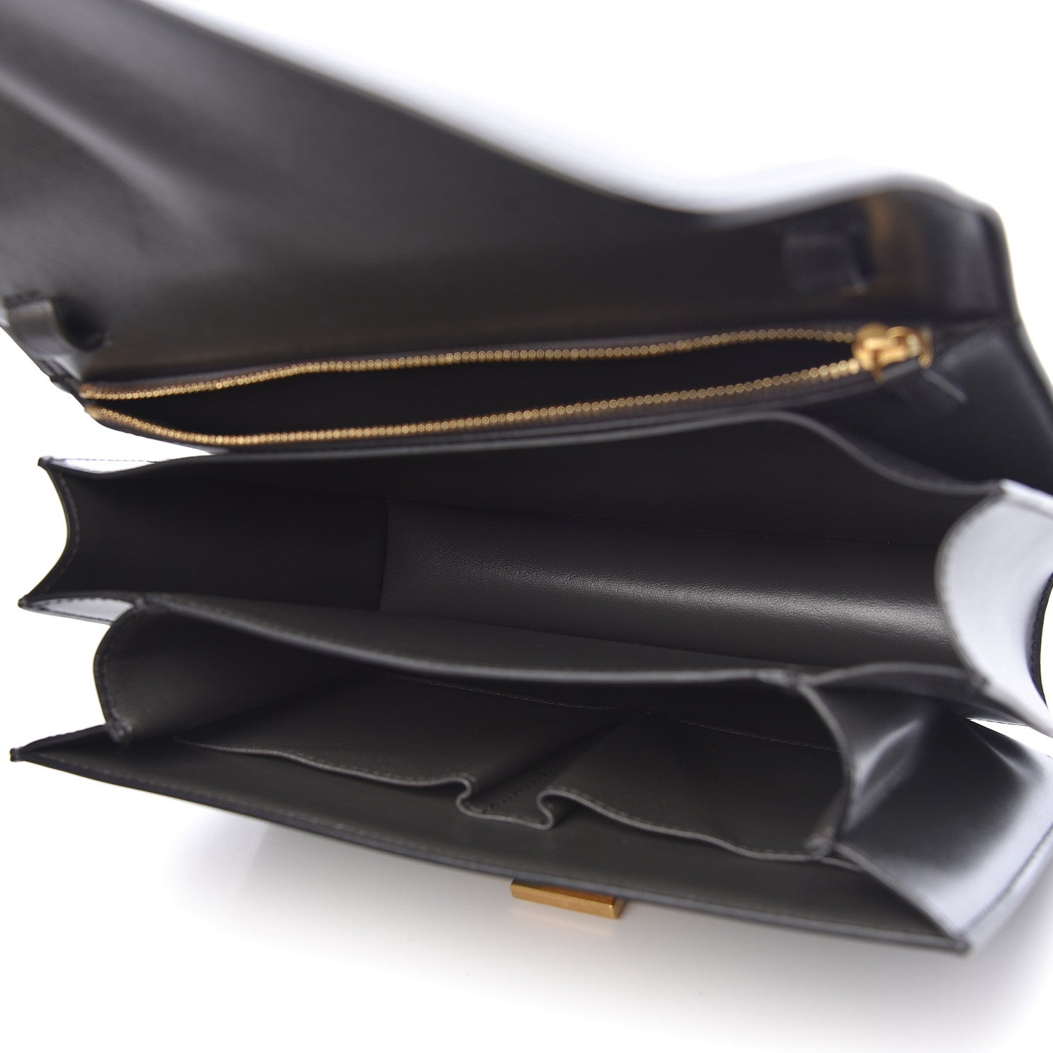 Celine Box Calfskin Medium Classic Box Flap Bag Anthracite 5 of 10