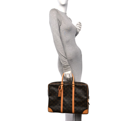 Louis Vuitton Monogram Porte-Documents Voyage Briefcase 2 of 10