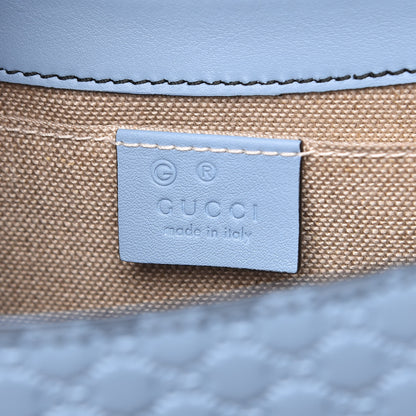Gucci Microguccissima Medium Emily Chain Shoulder Bag Mineral Blue 6 of 9