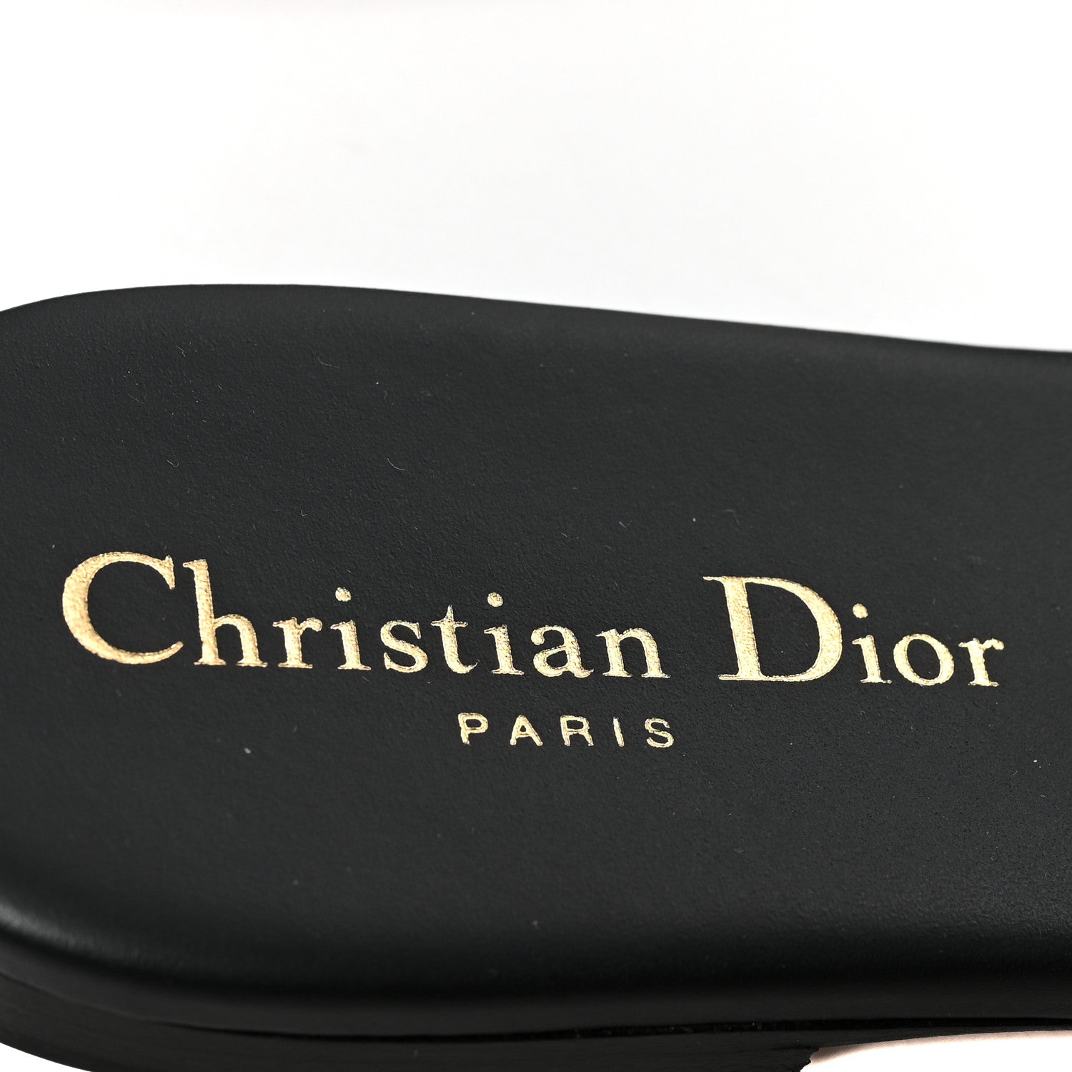Christian Dior Canvas Embroidered Dway Mules Slide Sandals 38 Deep Blue 7 of 8