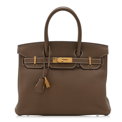 Hermes Togo Birkin 30 Etoupe 1 of 11