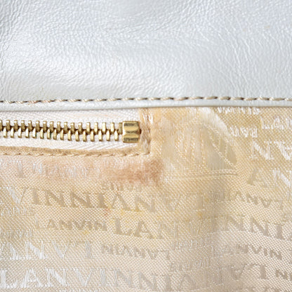 Lanvin Lambskin Sac Hurrah Flap White 10 of 11