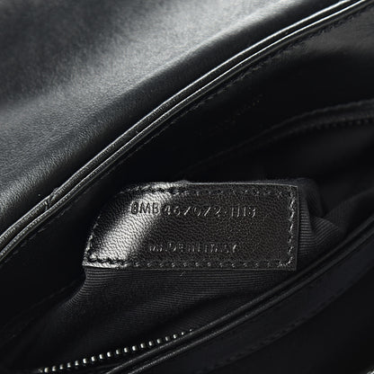 Saint Laurent Calfskin Y Quilted Monogram Toy Loulou Crossbody Bag Black 8 of 11