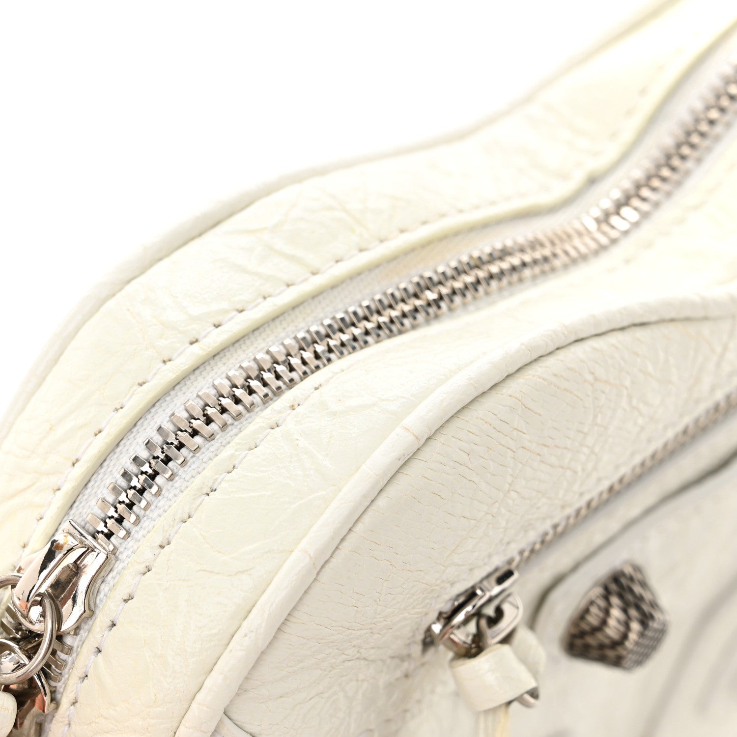 Balenciaga Agneau Arena Mini Le Cagole Heart Bag Optic White 13 of 15