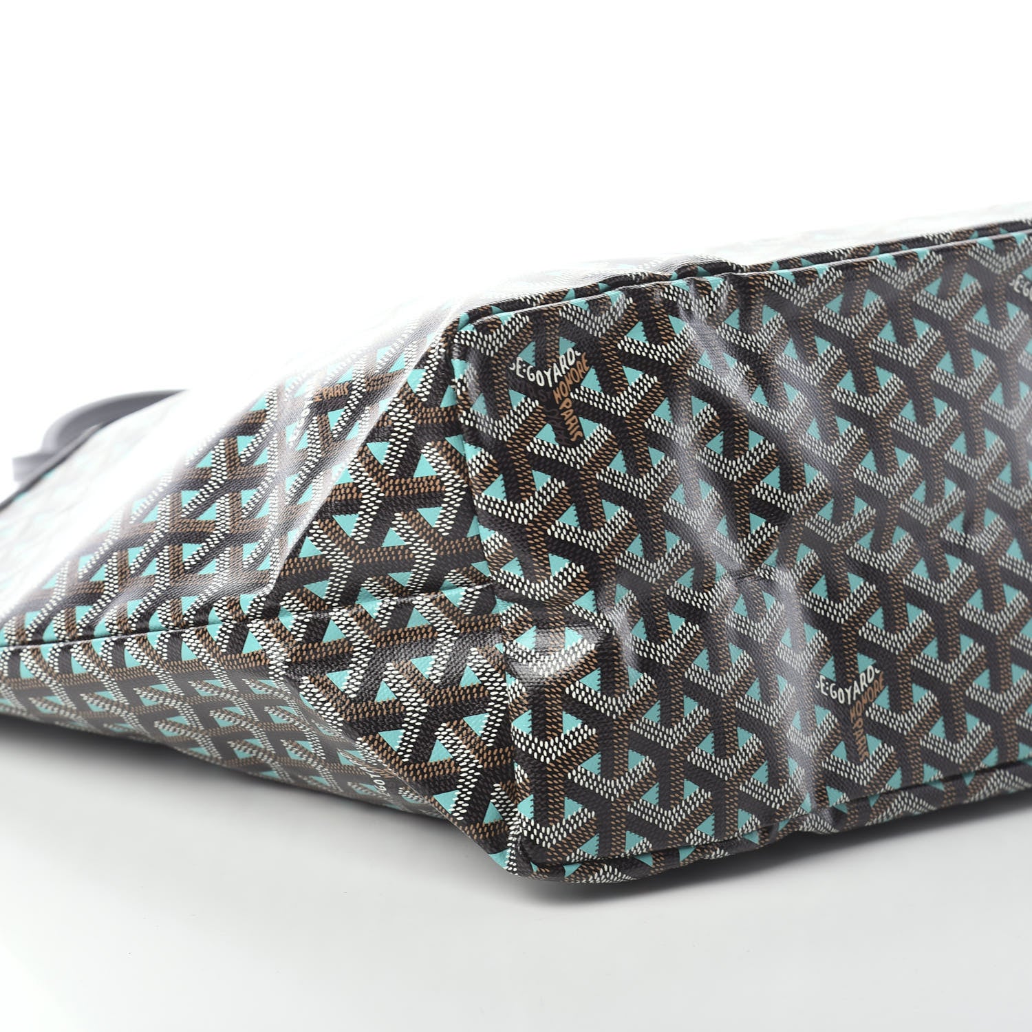 Goyard Goyardine Saint Louis Claire Voie PM Black Blue 9 of 10