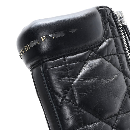 Christian Dior Calfskin Cannage D-Leader Ankle Boots 39.5 Black 10 of 11