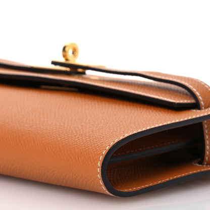 Hermes Epsom Kelly Wallet To Go Gold 11 of 14