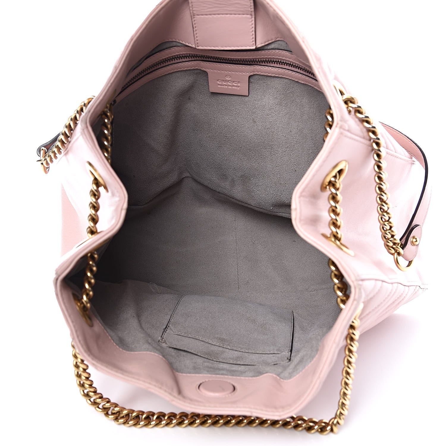 Gucci Calfskin Matelasse Medium GG Marmont Shoulder Tote Bag Perfect Pink 7 of 21