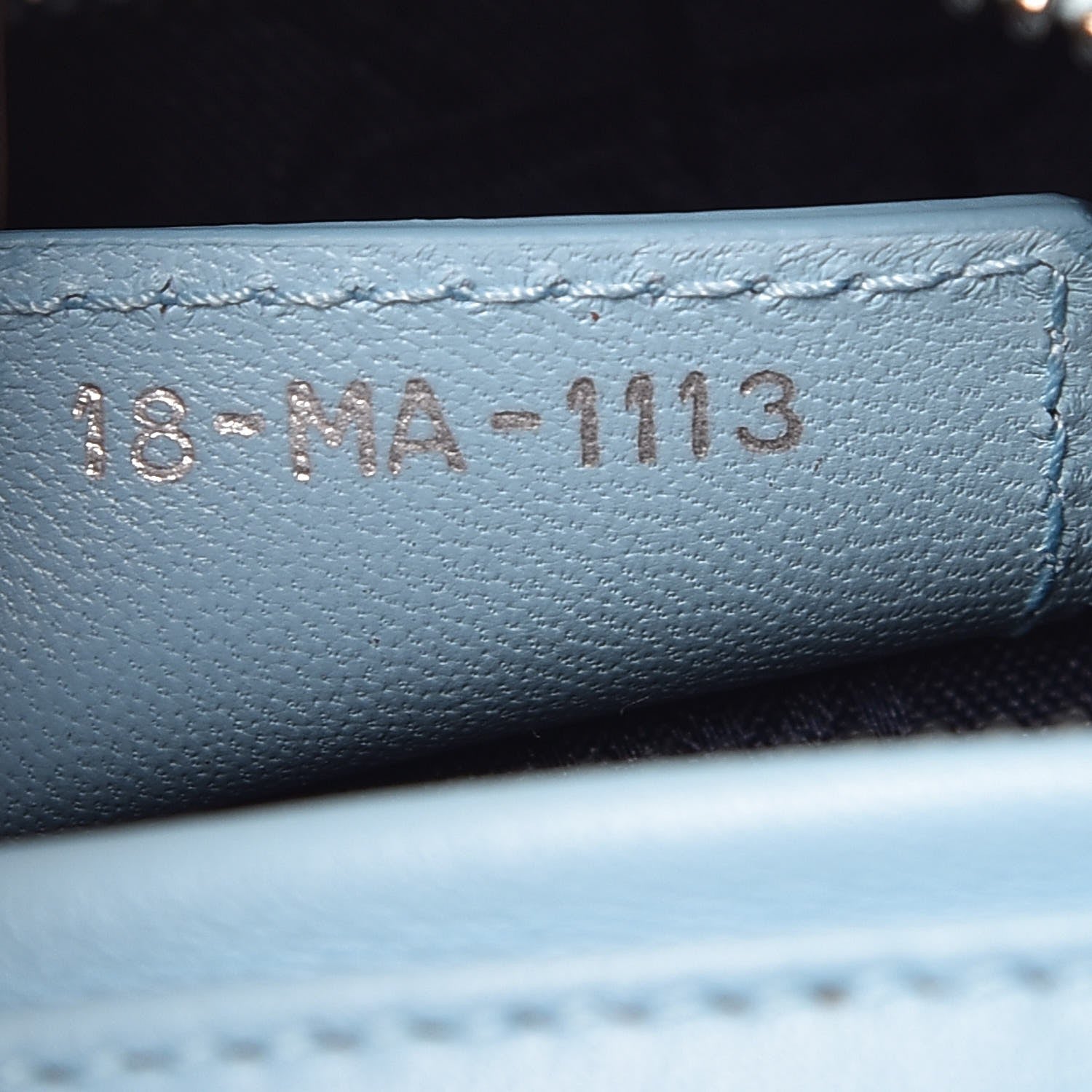 Christian Dior Lambskin Cannage Medium Lady Dior Light Blue 8 of 10