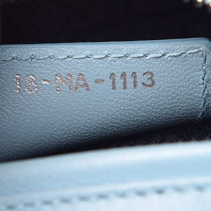 Christian Dior Lambskin Cannage Medium Lady Dior Light Blue 8 of 10