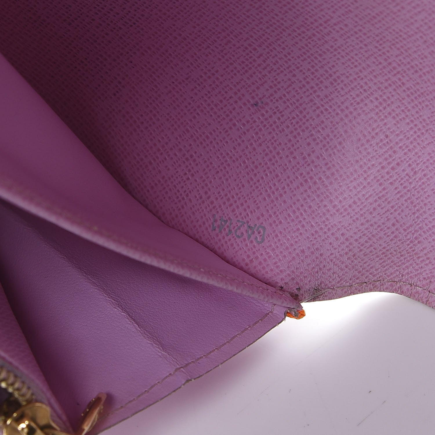 Louis Vuitton Monogram Multicolor Sarah Wallet White Litchi 10 of 11