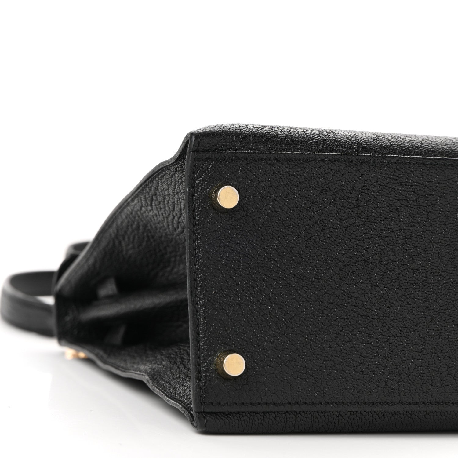 Hermes Chevre De Coromandel Kelly Sellier 28 Black 9 of 10