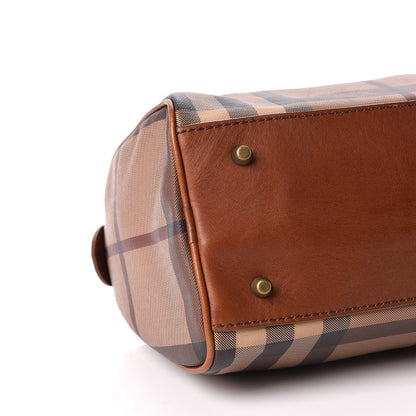 Burberry Smoked Check Small Chester Bowling Bag Brown 5 of 17