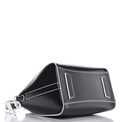 Givenchy Calfskin Contrast Topstitch Small Antigona Black White 4 of 7