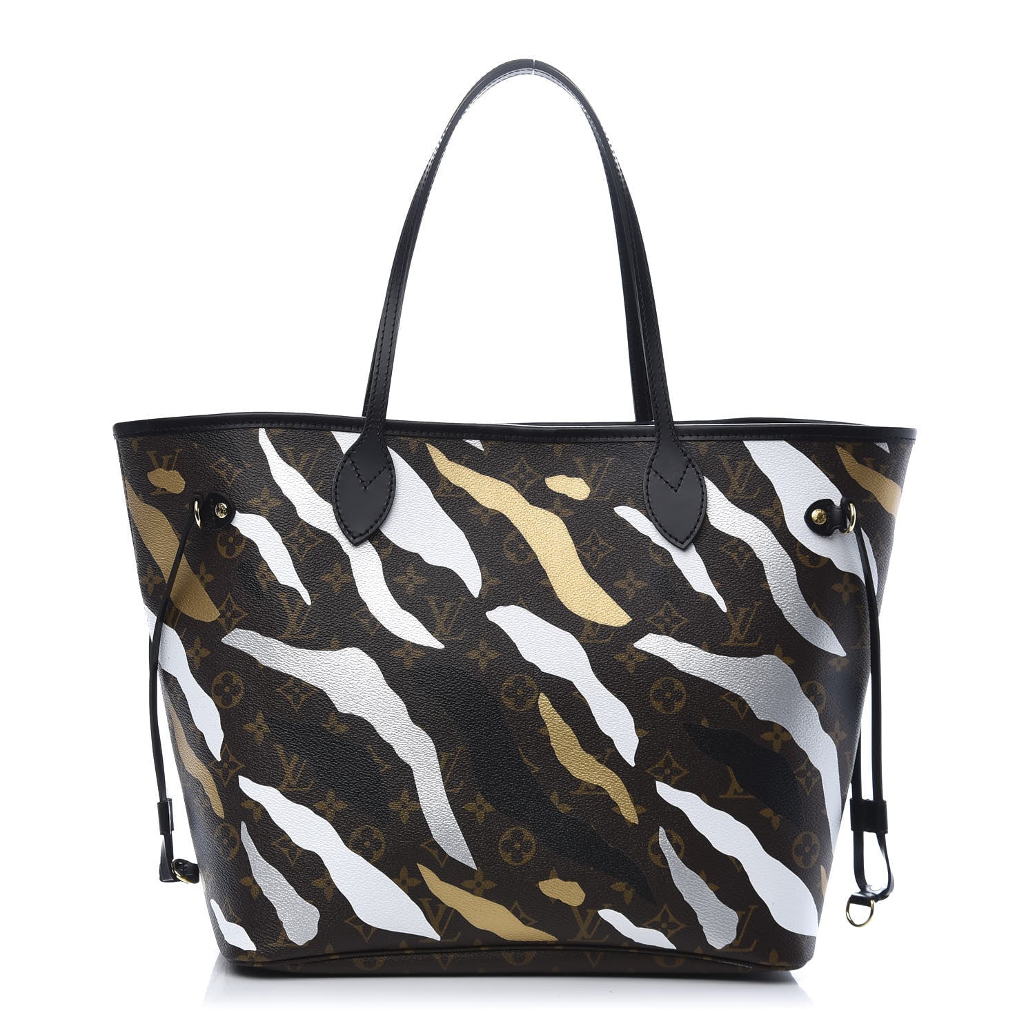 Louis Vuitton X LOL Monogram Neverfull MM Gold Silver 1 of 10