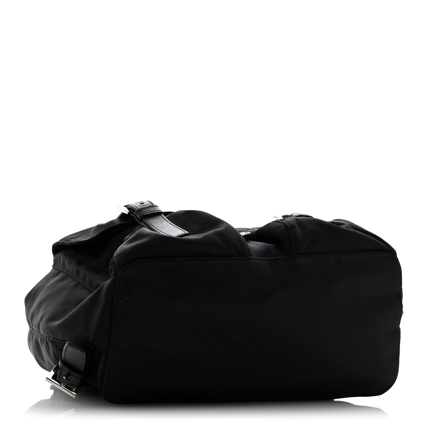 Prada Tessuto Nylon Saffiano Medium Backpack Black 5 of 13
