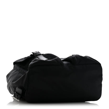 Prada Tessuto Nylon Saffiano Medium Backpack Black 5 of 13