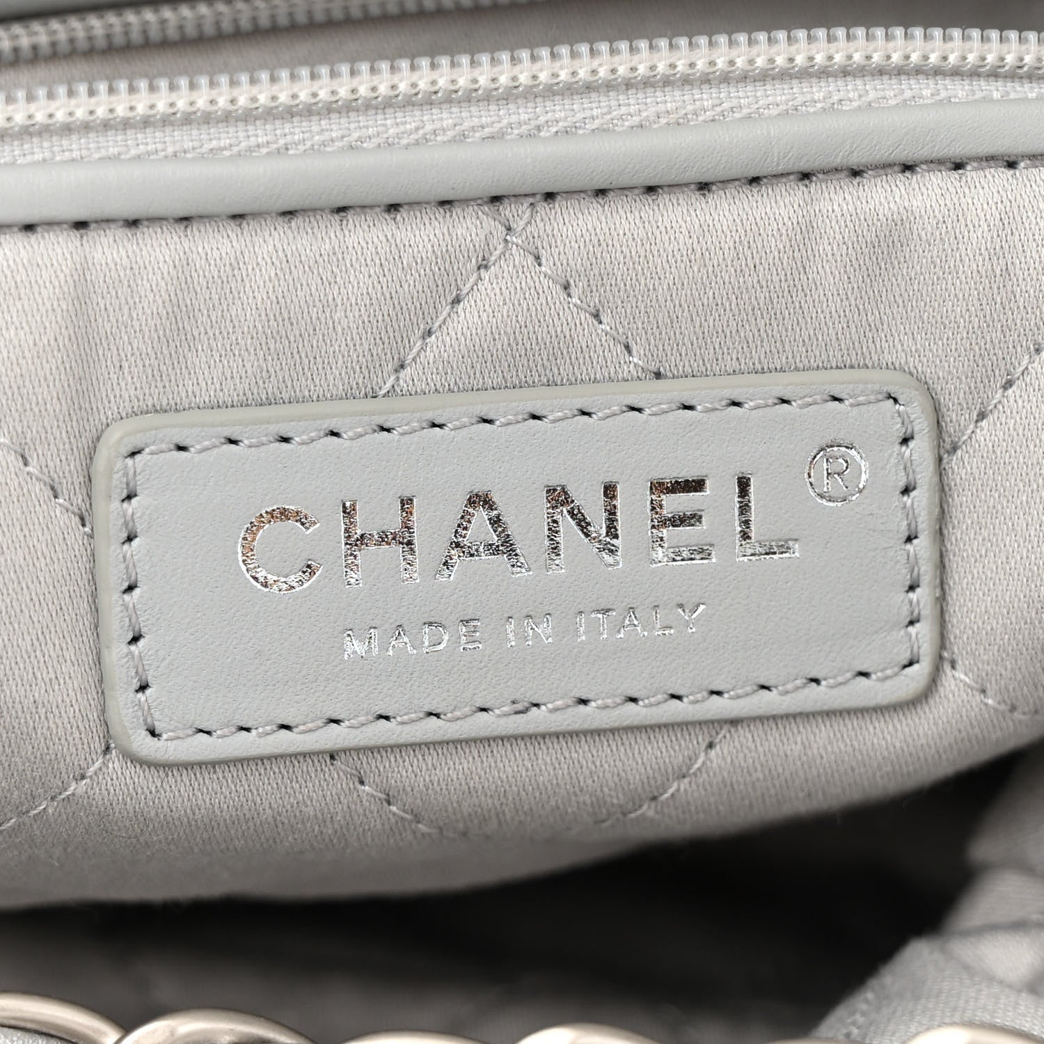 Chanel Metallic Calfskin Quilted Chanel 22 Silver 7 of 13