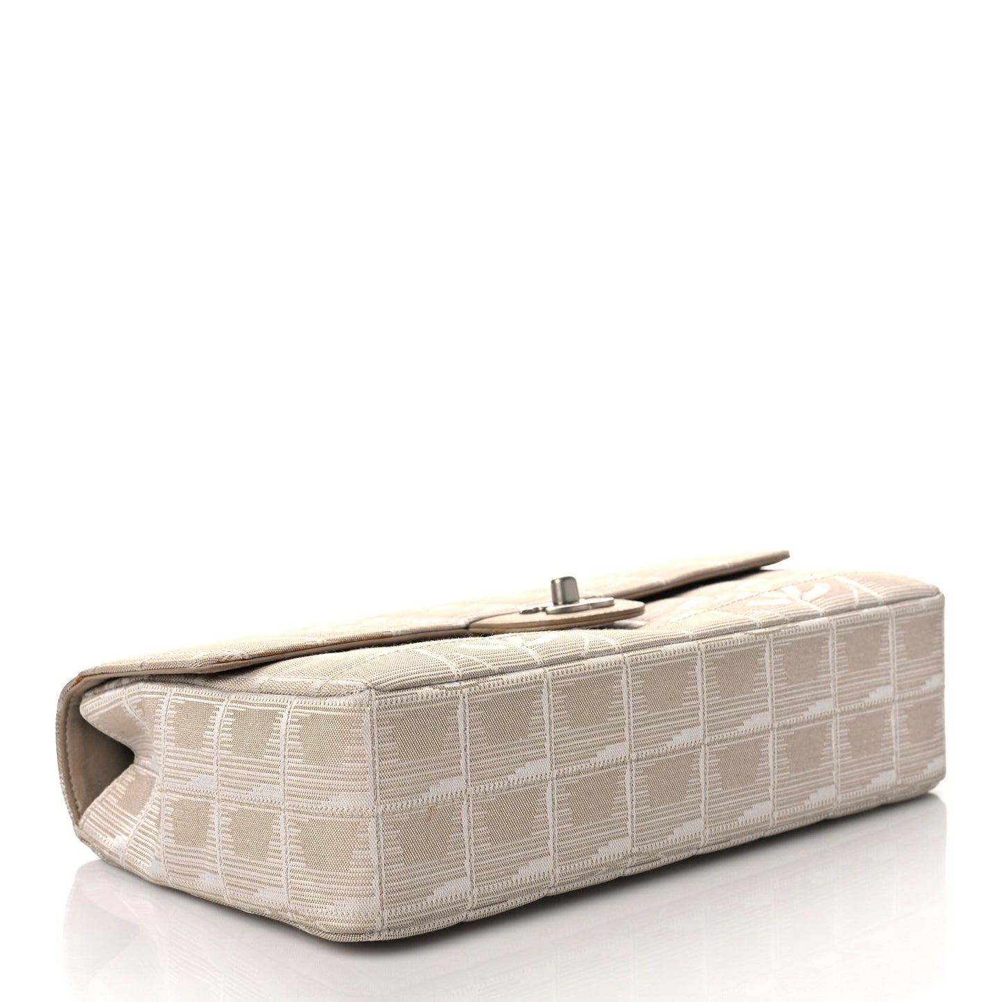 Nylon Medium Travel Flap Light Beige