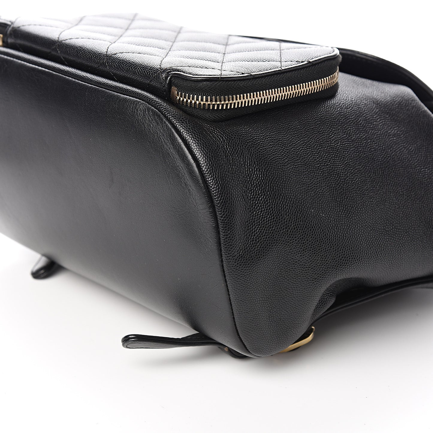 Caviar Quilted Business Affinity Backpack Black