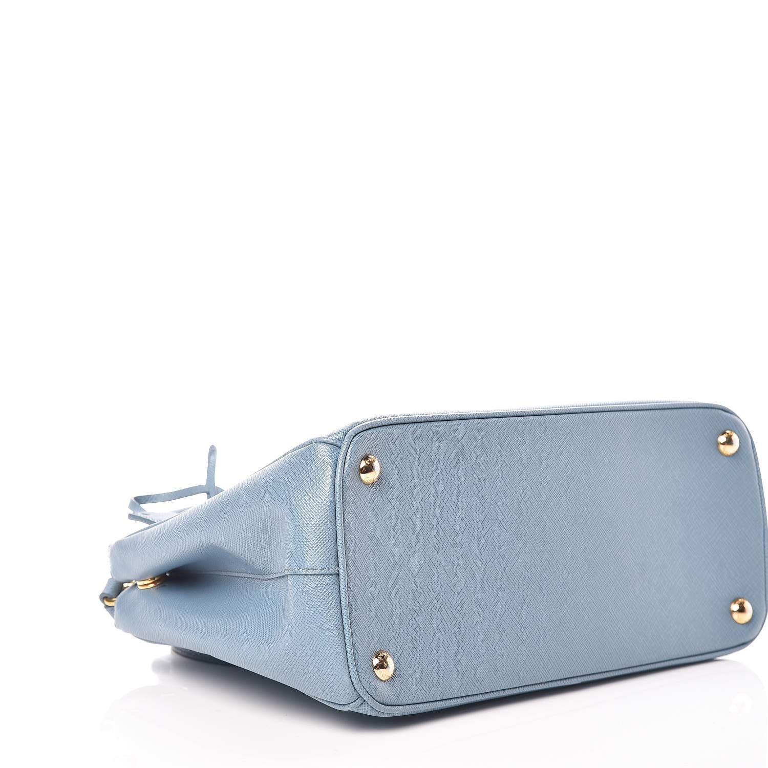 Prada Saffiano Small Galleria Double Zip Tote Aviazione 5 of 13