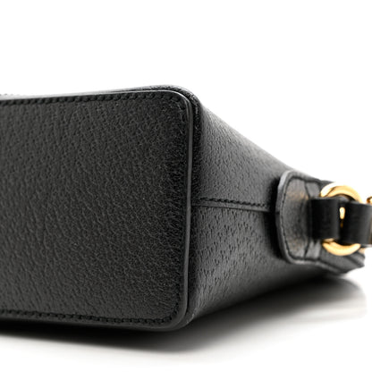 Gucci Calfskin GG Web Small Ophidia Dome Shoulder Bag Black 9 of 9