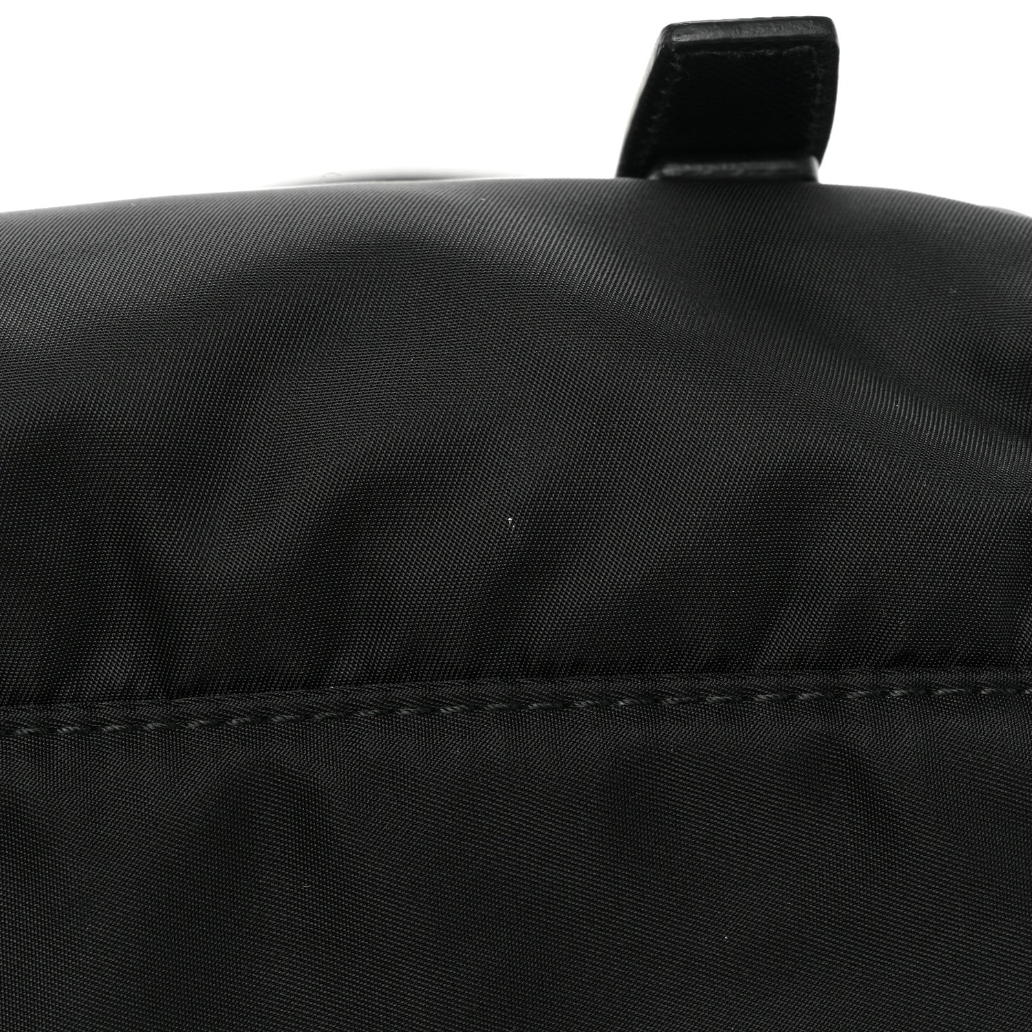 Prada Tessuto Nylon Saffiano Vela Messenger Bag Black 11 of 11