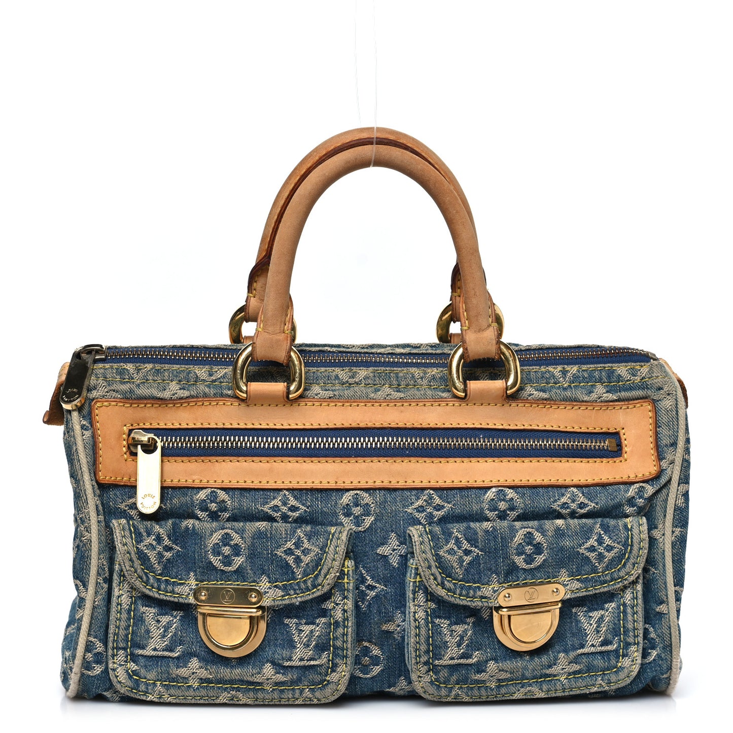 Monogram Denim Neo Speedy Blue