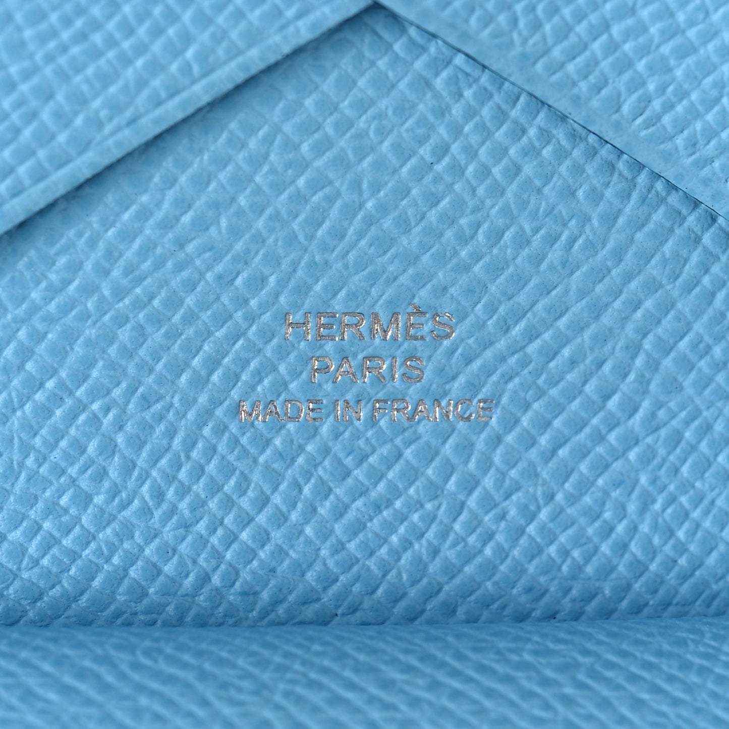 Epsom Calvi Duo Card Case Celeste