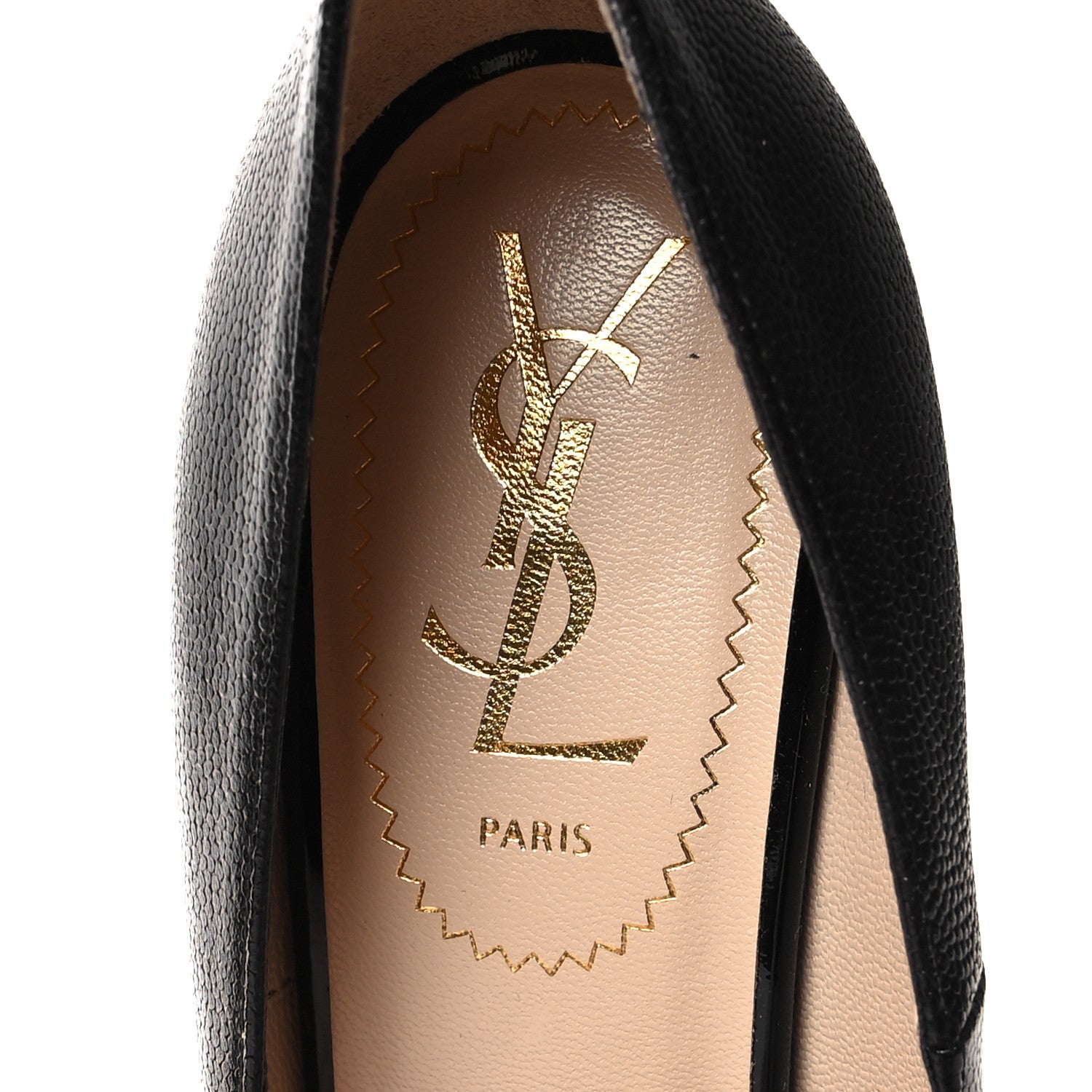 Saint Laurent Vernigolf Tribtoo 105 Platform Pumps 37.5 Black 8 of 8
