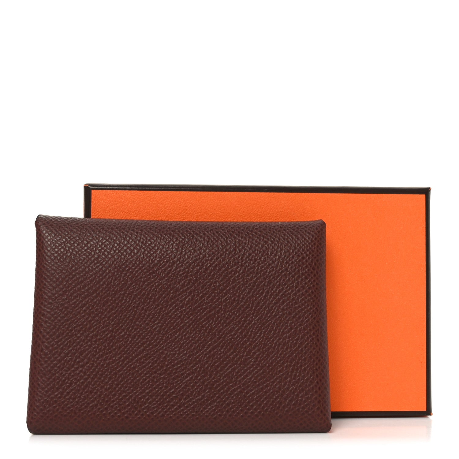 Hermes Epsom Calvi Duo Card Case Terre 8 of 8