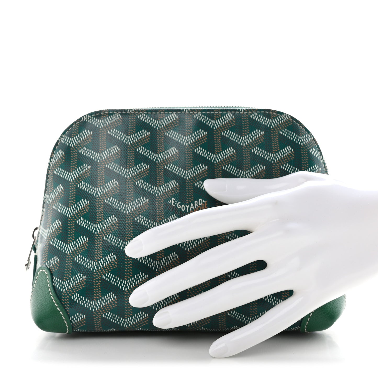 Goyardine Vendome Toiletry Pouch Green