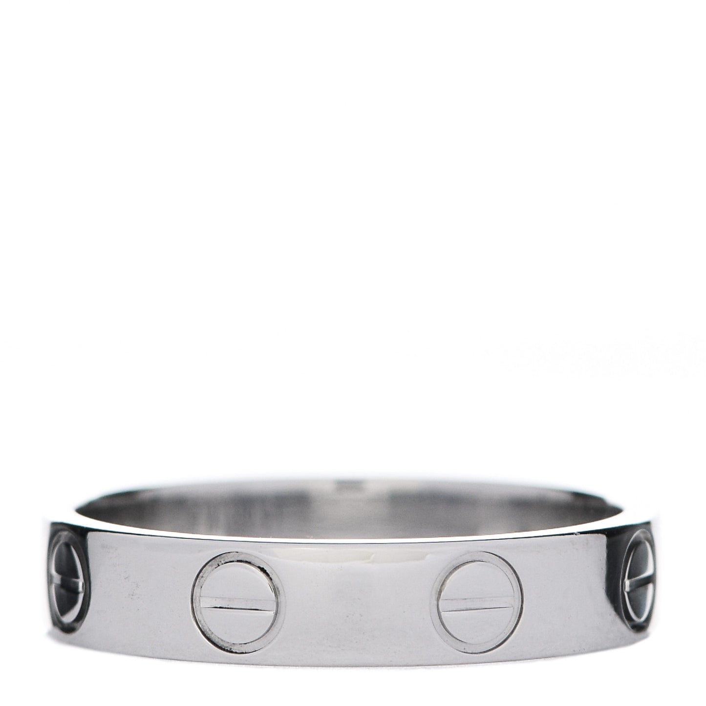 Platinum 3.5mm LOVE Wedding Band Ring 49 4.75