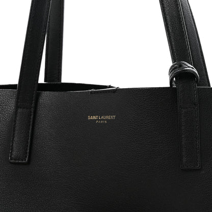 Saint Laurent Calfskin Large Shopping Tote Black 8 of 10