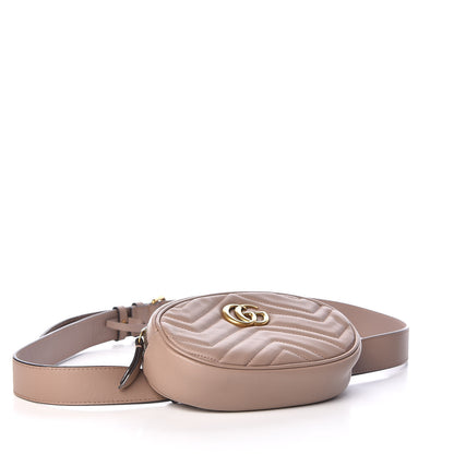 Gucci Calfskin Matelasse GG Marmont Belt Bag 105 42 Porcelain Rose 4 of 9