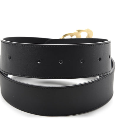 Gucci Calfskin Double G 40mm Belt 80 32 Black 3 of 6