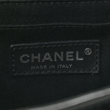 Chanel Vinyl Quilted In the Business Flap Bag Black 6 of 10