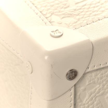 Louis Vuitton Taurillon Monogram Solar Ray Soft Trunk Powder White 8 of 11