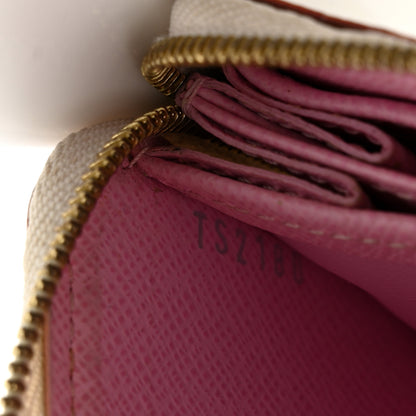 Louis Vuitton Monogram Multicolor Zippy Coin Purse Wallet White Litchi 8 of 8