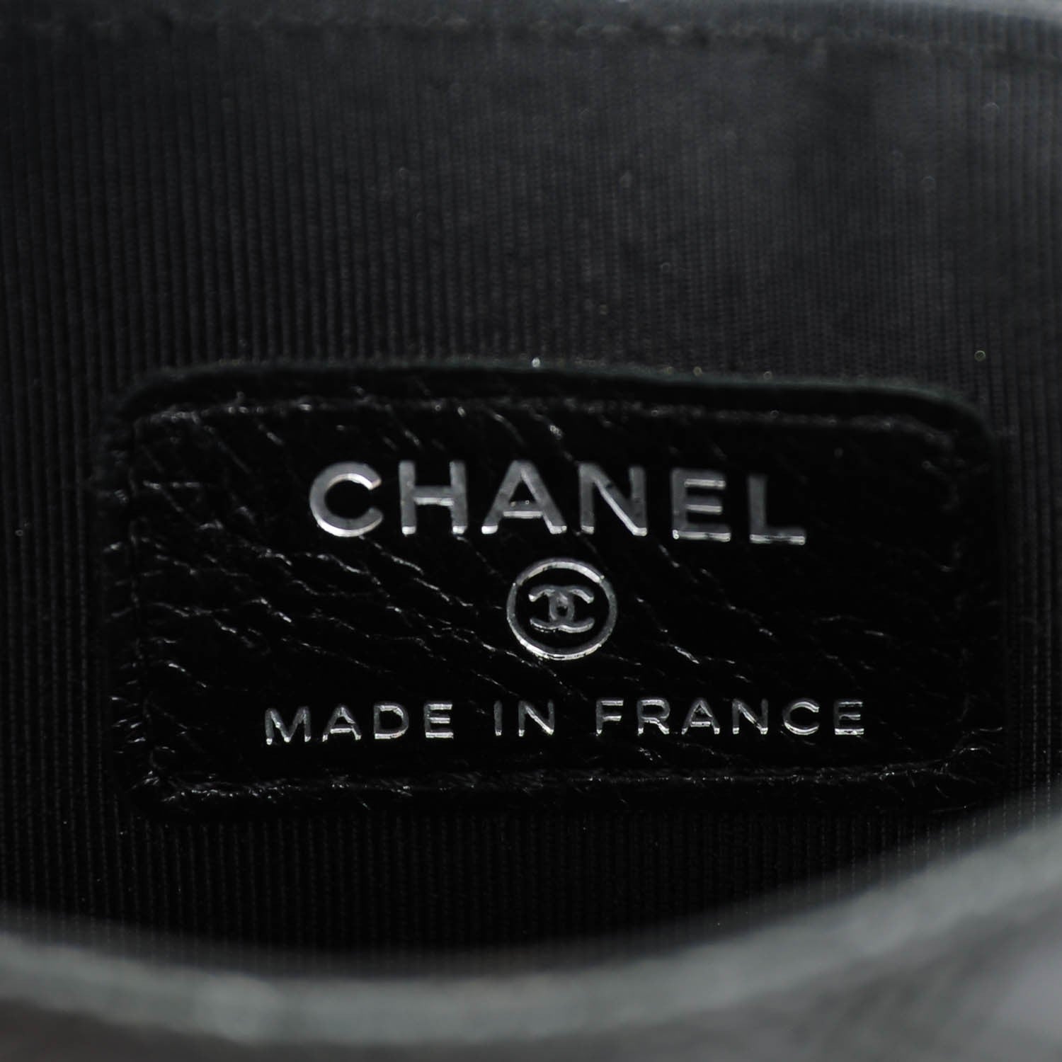 Chanel Lambskin Diamond Stitched Card Holder Black 6 of 8