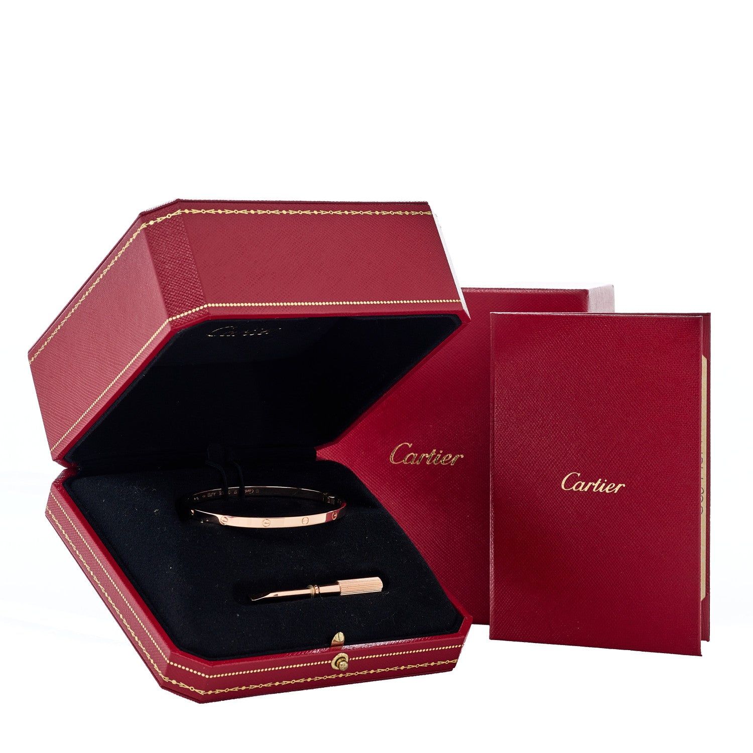 Cartier 18K Pink Gold Small LOVE Bracelet 17 5 of 5