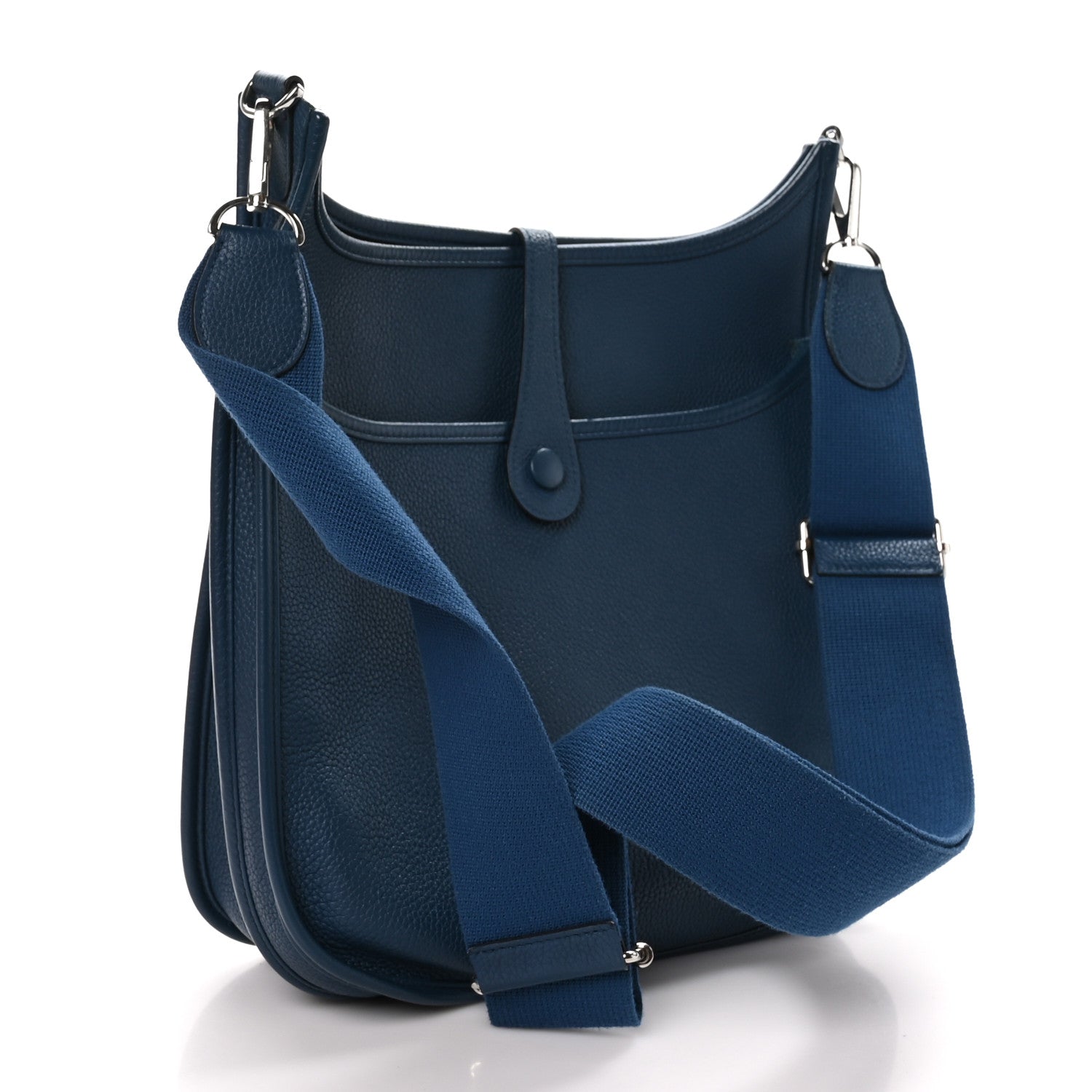 Hermes Taurillon Clemence Evelyne III PM Deep Blue 3 of 11