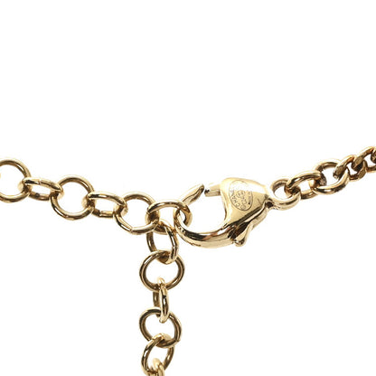 Chanel Crystal Pearl Logo CC Necklace Gold 4 of 4